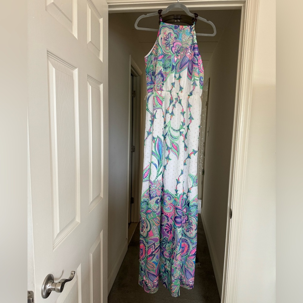 NWOT Lilly Pulitzer Tiera Maxi Dress in Multi Best Kept Secret. Sz. S.